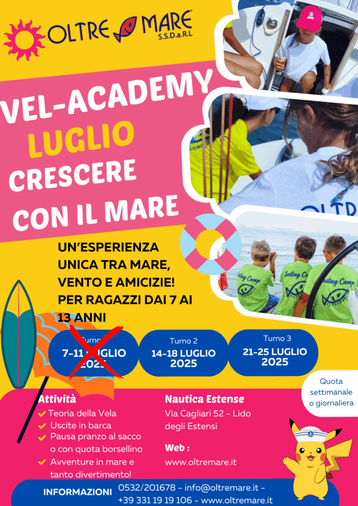 Vela Luglio – Divertimento Giornaliero per Giovani Velisti