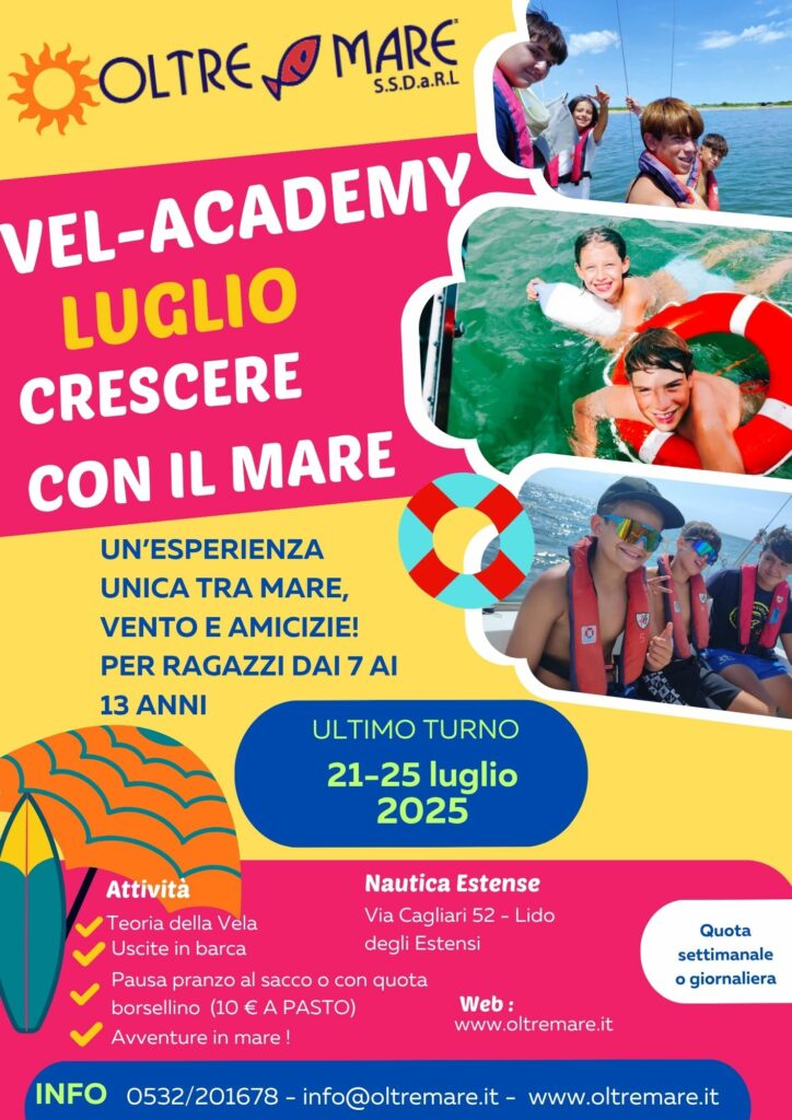 Vela Luglio – Divertimento Giornaliero per Giovani Velisti